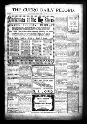 The Cuero Daily Record. (Cuero, Tex.), Vol. 17, No. 115, Ed. 1 Wednesday, December 3, 1902