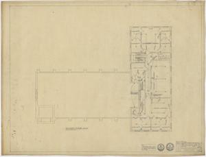 Primary view of object titled 'First Baptist Church, Big Lake, Texas: Second Floor Plan'.