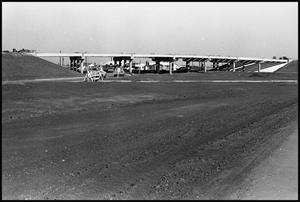 Primary view of object titled '[Photograph of Constuction on Overpass for Jacksboro Highway Expressway]'.