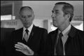 Photograph: [Lloyd Bentsen Speaking While Graham Purcell Watches]