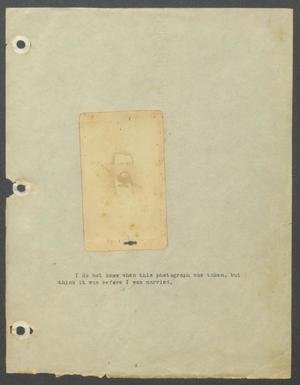 Primary view of object titled '[Autobiography] : typscript, ca. 1916.'.