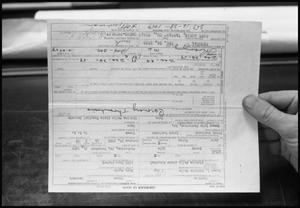 Primary view of object titled '[Death Certificate]'.