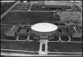 Photograph: [Aerial View of D.L. Ligon Coliseum at Midwestern University]