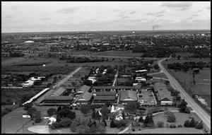 [Aerial of Neighborhood Next to Midwestern University Campus]