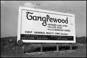 [Tanglewood Subdivision Development Sign]