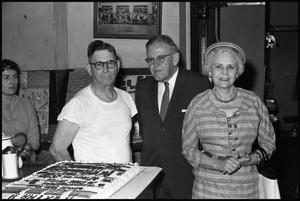 [Photograph of Clyde Tittle at His Retirement Party With Others]