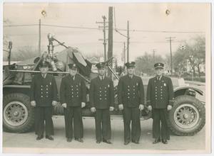 [Dallas Old Fire Station 3 Firefighters and Engine]