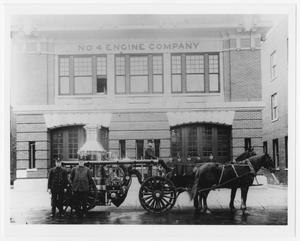 [Fire Station 4 and Horse-Drawn Fire Engine]