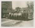 Photograph: [Dallas Firefighters and Truck]