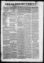 Thumbnail image of item number 1 in: 'Texas Presbyterian. (Houston, Tex.), Vol. 1, No. 44, Ed. 1, Saturday, January 15, 1848'.