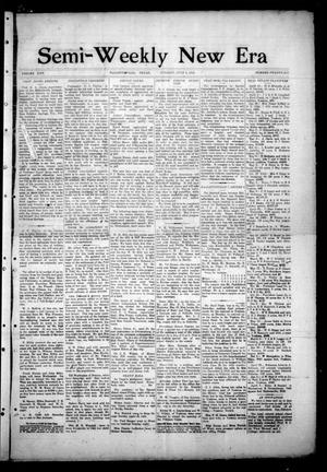 Semi-Weekly New Era (Hallettsville, Tex.), Vol. 25, No. 26, Ed. 1 Tuesday, June 3, 1913