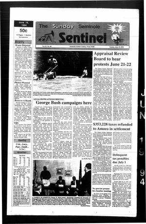 The Seminole Sentinel (Seminole, Tex.), Vol. 87, No. 68, Ed. 1 Sunday, June 19, 1994