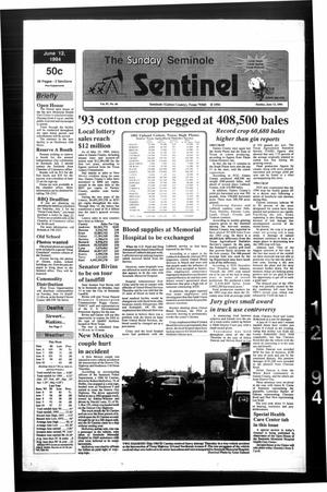 The Seminole Sentinel (Seminole, Tex.), Vol. 87, No. 66, Ed. 1 Sunday, June 12, 1994
