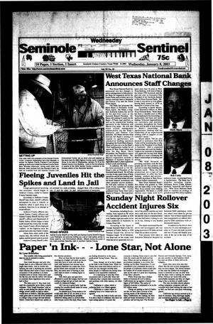 Seminole Sentinel (Seminole, Tex.), Vol. 95, No. 25, Ed. 1 Wednesday, January 8, 2003