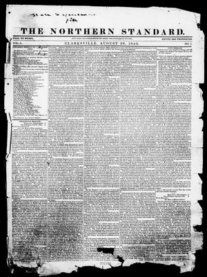 The Northern Standard. (Clarksville, Tex.), Vol. 1, No. 1, Ed. 1, Saturday, August 20, 1842