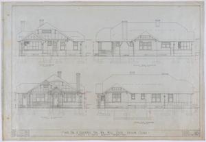 Primary view of object titled 'Stith Residence, Abilene, Texas: Elevations'.