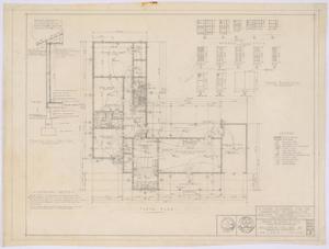 Primary view of object titled 'Department of Agriculture Residence, Abilene, Texas: Floor Plan'.