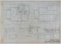 Technical Drawing: Simmons College President's Home, Abilene, Texas: First Floor and Fou…