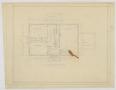 Technical Drawing: Oldham Residence, Abilene, Texas: Second Floor Plan