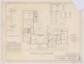 Thumbnail image of item number 1 in: 'Department of Agriculture Residence, Abilene, Texas: Floor Plan'.