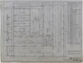 Technical Drawing: Ada McLemore's Hotel, Albany, Texas: Second Floor Framing Plan