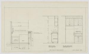 Primary view of object titled 'Smith Residence Addition, Abilene, Texas: Kitchen Wall Elevation'.