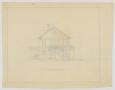 Thumbnail image of item number 2 in: 'Oldham Residence, Abilene, Texas: South Elevation'.