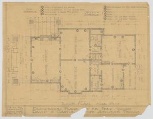Woods Residence, Abilene, Texas: Floor Plan