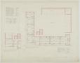 Technical Drawing: Apartment House Proposal, Abilene, Texas: Floor Plan