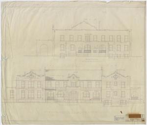 Stamford Inn, Stamford, Texas: Front and East Elevations