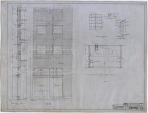 Primary view of object titled 'Ada McLemore's Hotel, Albany, Texas: Sections, Elevation, and Details'.