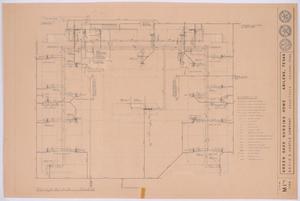 Primary view of object titled 'Green Oaks Nursing Home, Abilene, Texas: Plumbing Plan'.