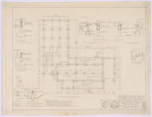 Primary view of object titled 'Department of Agriculture Residence, Abilene, Texas: Foundation Plan'.