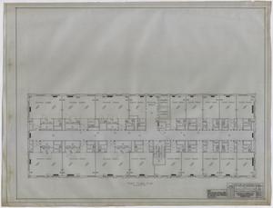 Primary view of object titled 'Settles' Hotel, Big Spring, Texas: Third Floor Plan'.
