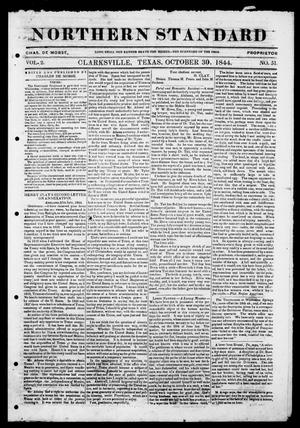 The Northern Standard. (Clarksville, Tex.), Vol. 2, No. 51, Ed. 1, Wednesday, October 30, 1844