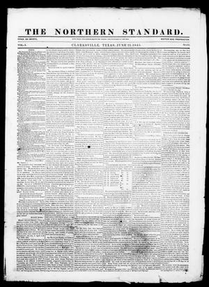 The Northern Standard. (Clarksville, Tex.), Vol. 3, No. 25, Ed. 1, Saturday, June 21, 1845