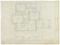 Thumbnail image of item number 2 in: 'Bacon Residence, Abilene, Texas: First Floor Plan'.