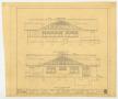 Thumbnail image of item number 1 in: 'Fuller Residence, Snyder, Texas: Elevations'.
