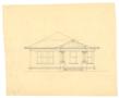 Primary view of Castle Residence, Abilene, Texas: Unfinished Elevation Plan