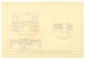 Technical Drawing: Alexander Residence Addition, Abilene, Texas: Fireplace Plan and Elev…