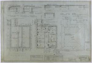 Primary view of object titled 'State Epileptic Colony Alterations, Abilene, Texas: Floor and Foundation Plans'.