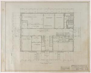 Primary view of object titled 'Reagan County Courthouse: First Level Floor Plan'.