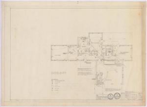 Primary view of object titled 'Barnett Residence, Abilene, Texas: Electrical Plan'.