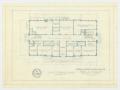 Technical Drawing: Coke County Courthouse: First Floor Plan