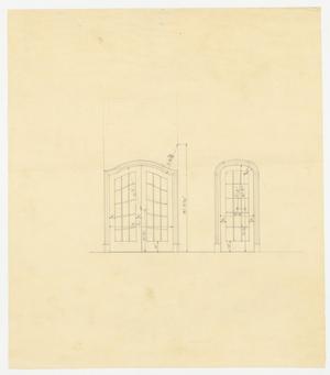 Primary view of object titled 'Snodgrass Residence, Midland, Texas: Door Illustrations'.