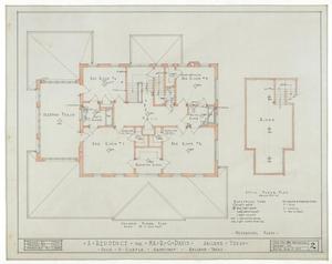Primary view of object titled 'Davis Residence, Abilene, Texas: Mechanical Plan'.