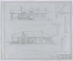 Primary view of object titled 'Goodloe Residence, Abilene, Texas: Elevations and Details'.
