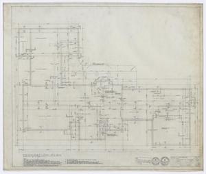 Primary view of object titled 'Hudson Residence, Pecos, Texas: Foundation Plans'.