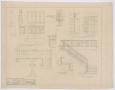 Thumbnail image of item number 2 in: 'Middleton Residence Alterations, Abilene, Texas: Additions and Alterations to the Home of Dr. & Mrs. E. R. Middleton, Elevation of Stair & Railing'.