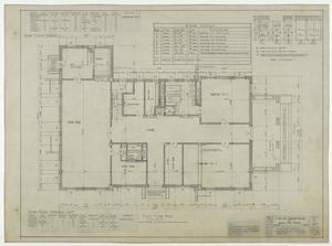 Primary view of object titled 'Abilene State Hospital Dormitory, Abilene, Texas: First Floor Layout'.